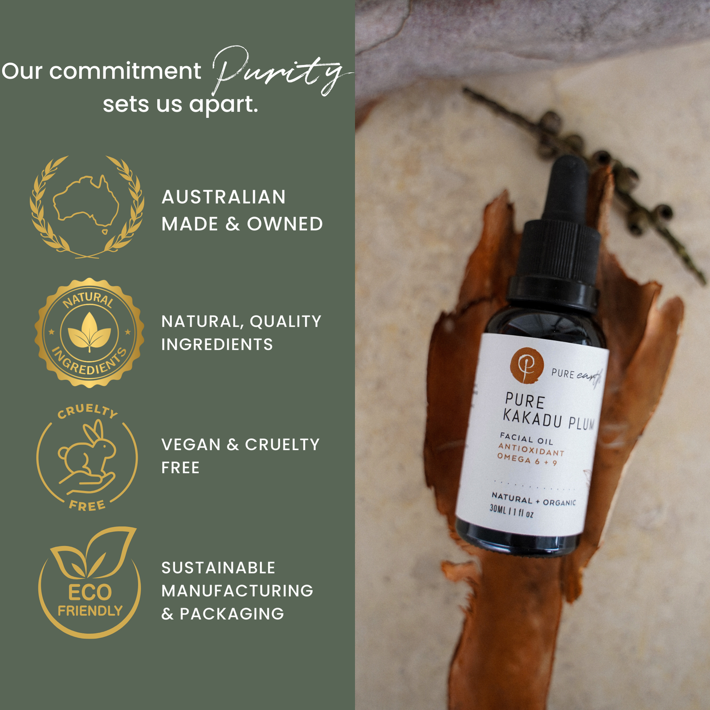 Pure Kakadu Plum Facial Oil • Omega 6 + 9