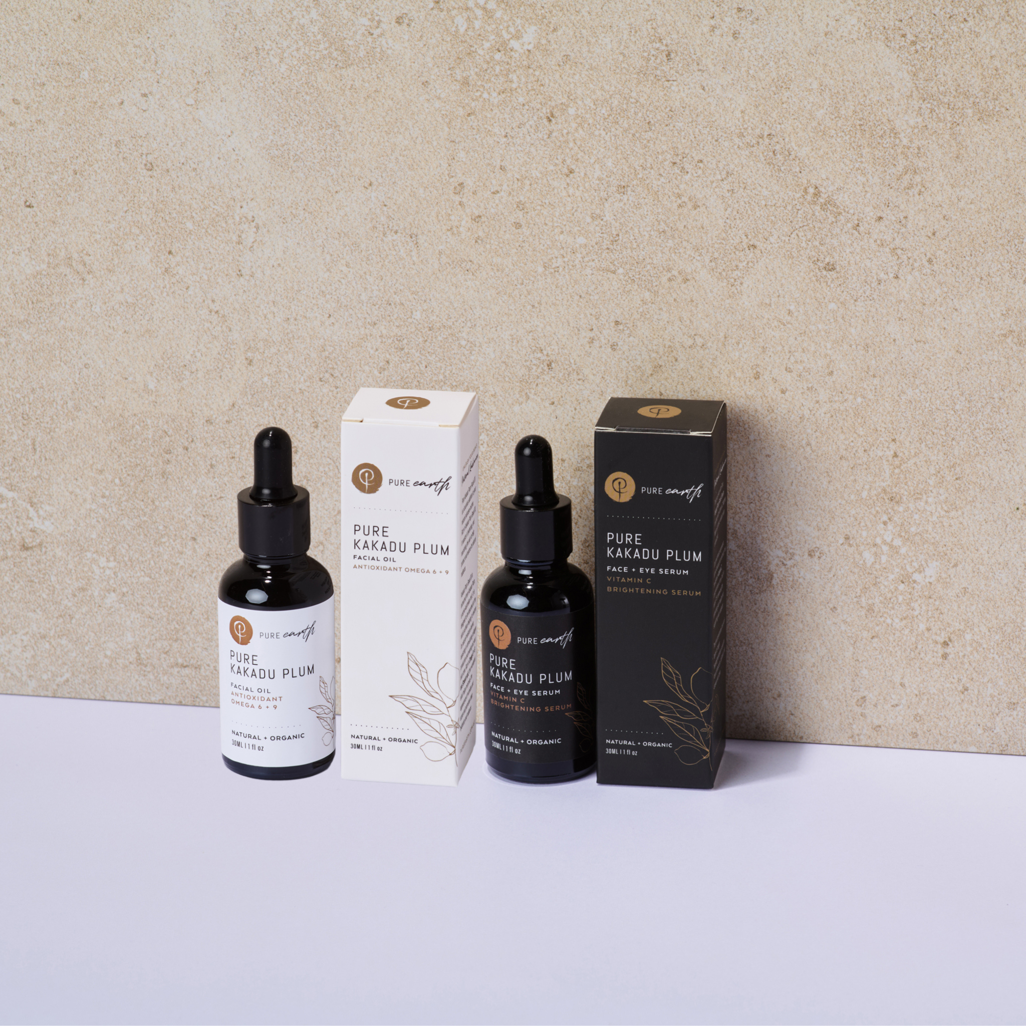 Pure Earth Kakadu Plum Vitamin C Serum natural antioxidant face serum Australia for brightening and glowing skin