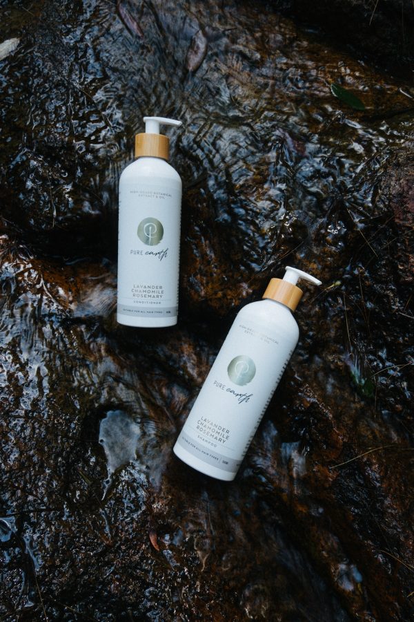 Natural Shampoo and Conditioner with Lavender, Chamomile and Rosemary